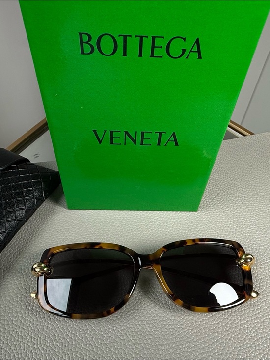Bottega Veneta Tortoiseshell Frame Sunglasses - Brown Lenses main image 8